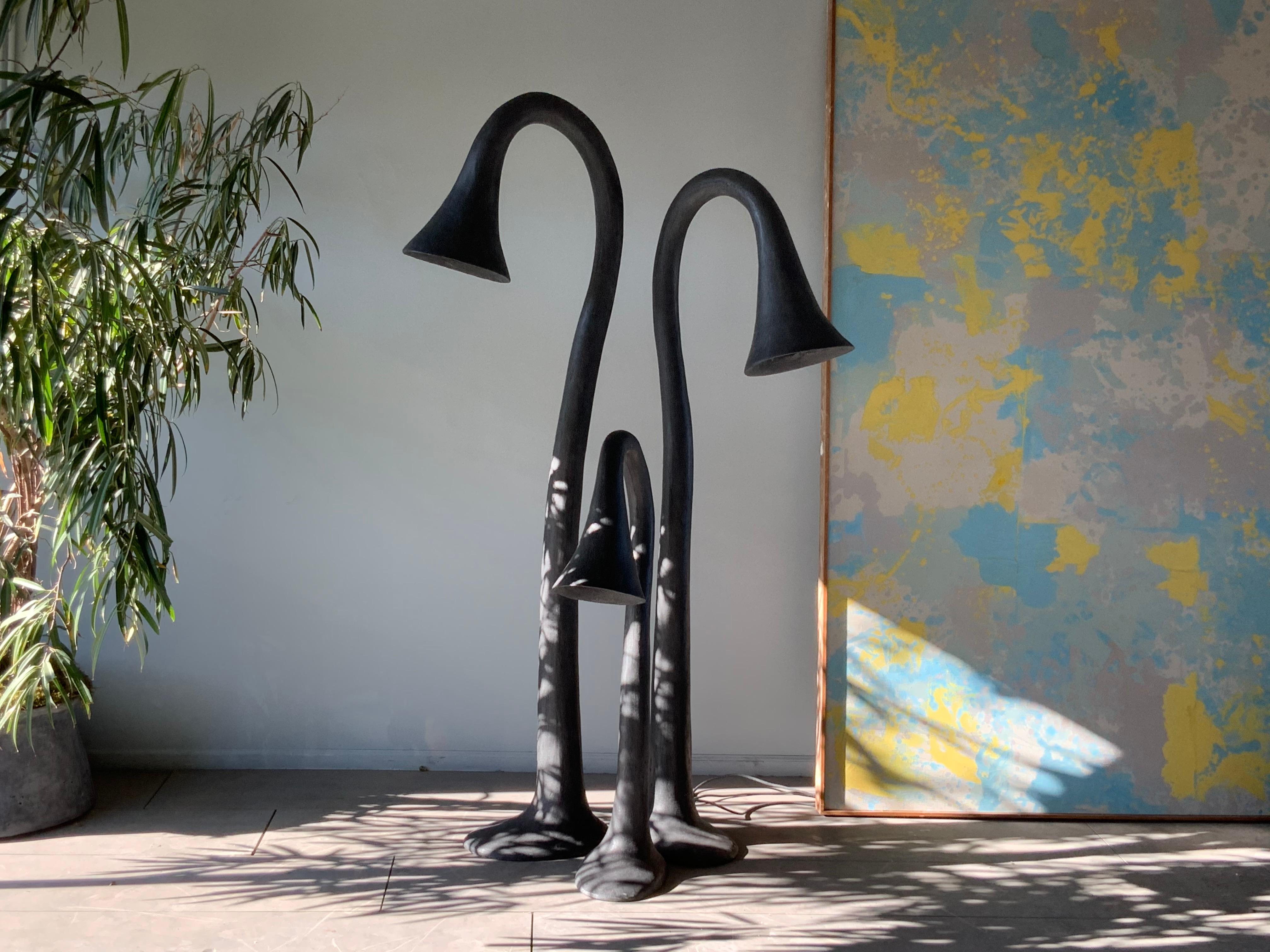 Modern Concrete Hoodoo Standing Lamp by OPIARY (H86