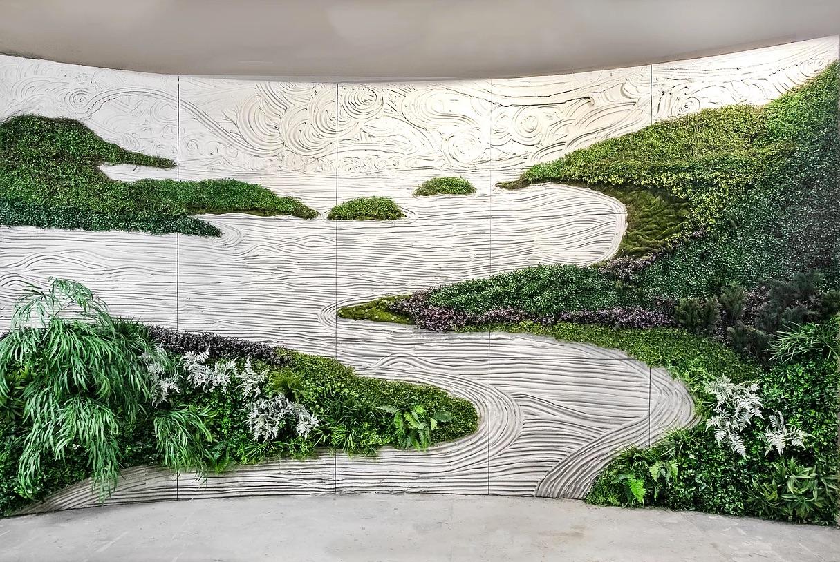 Paysage mural en béton à plantes OPIARY « personnalisable » Prix par pièce Neuf - En vente à Brooklyn, NY