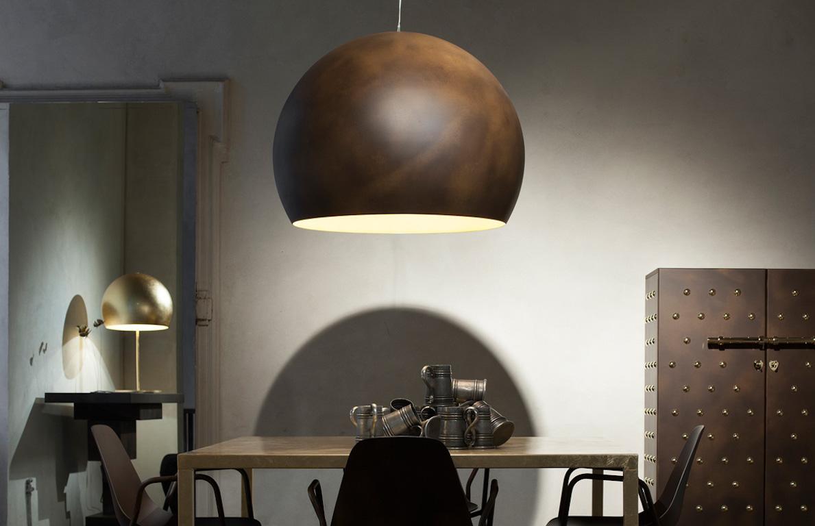 Modern Opinion Ciatti LAlampada Large Pendant Lamp For Sale