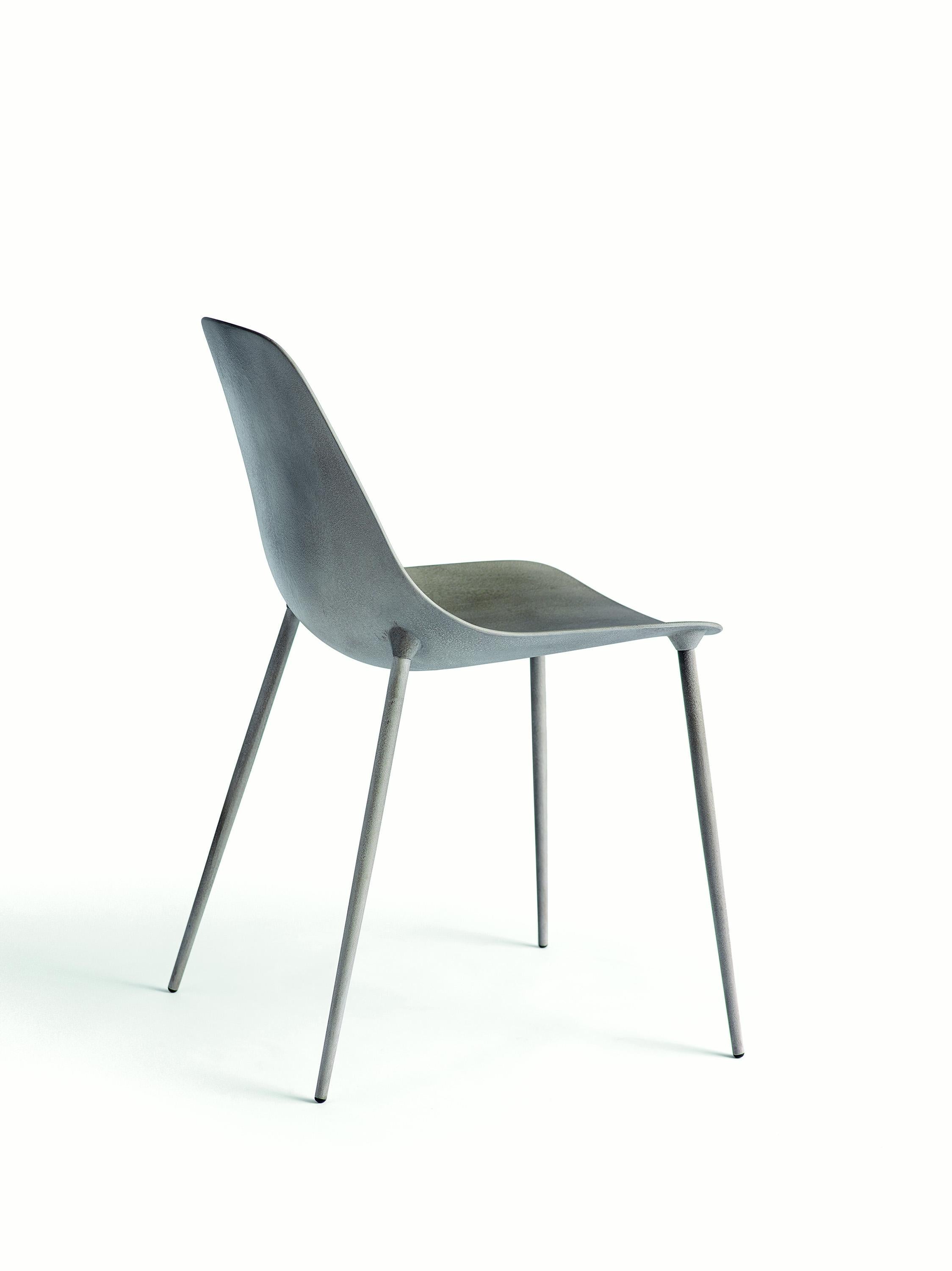 Opinion Ciatti Silla no apilable MAMMAMIA Acabado hormigón by Marcello Ziliani Italiano en venta
