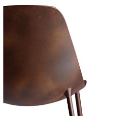 Opinion Ciatti MAMMAMIA Non Stackable Chair in Bronze Finish by Marcello Ziliani