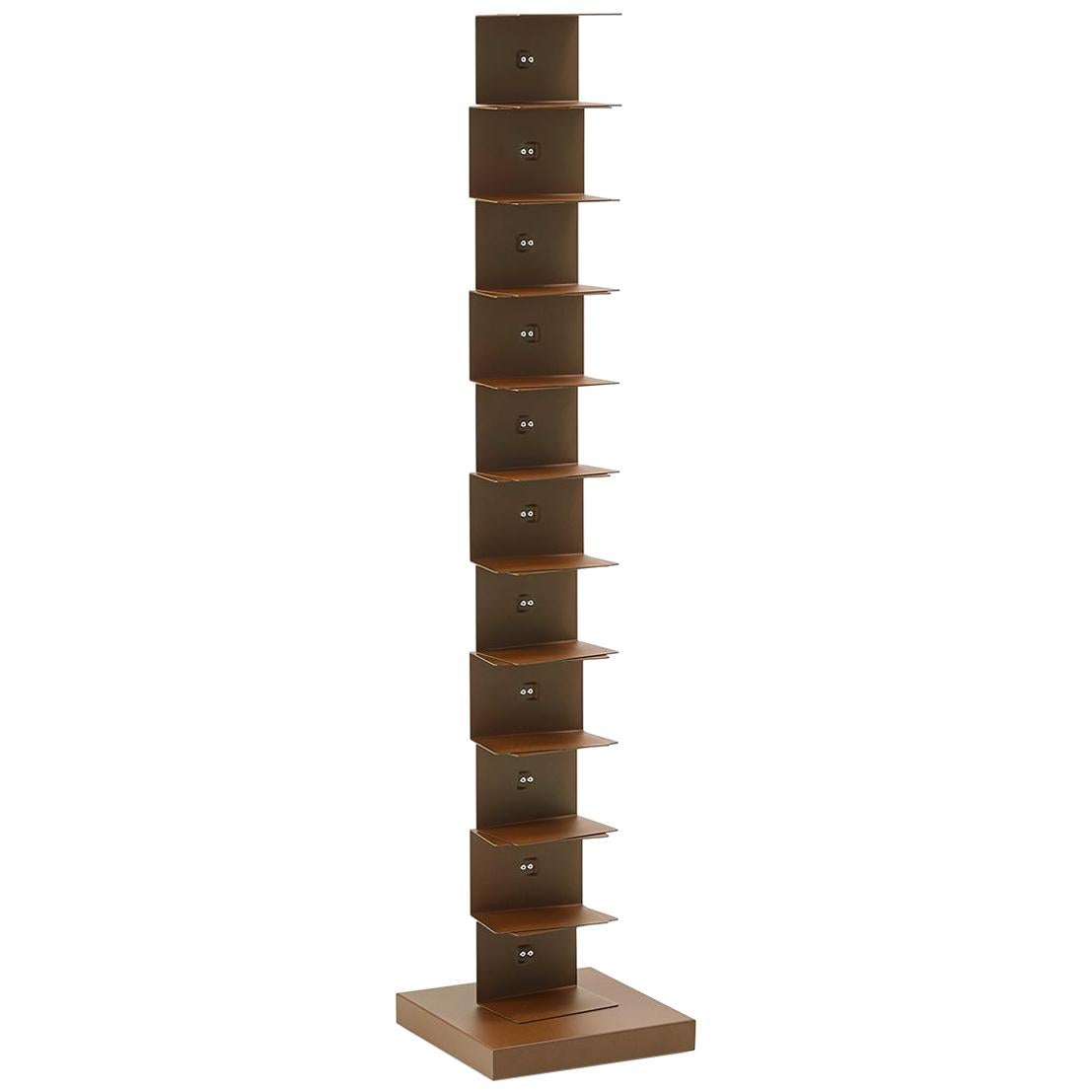 For Sale: Brown (Corten) Opinion Ciatti Original Ptolomeo Medium Bookcase