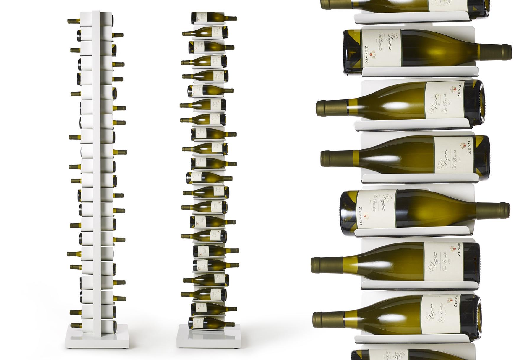 Porte-bouteilles vertical Ptolomeo Vino de Opinion Ciatti, grand modèle en vente 8