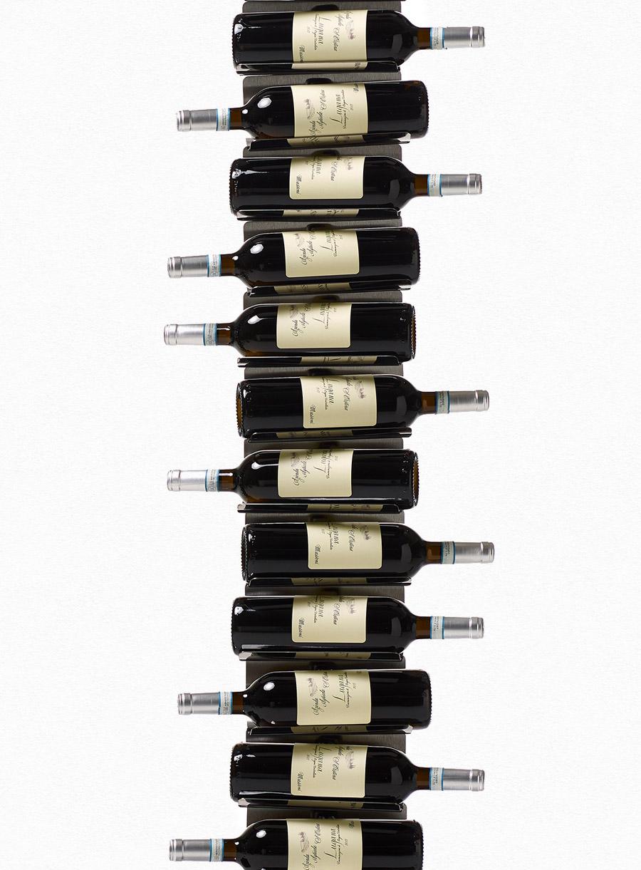 wall mounted vertical wine rack