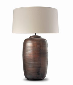 OPIO. Lampe de bureau en laiton vieilli, design Art Déco contemporain fait à la main