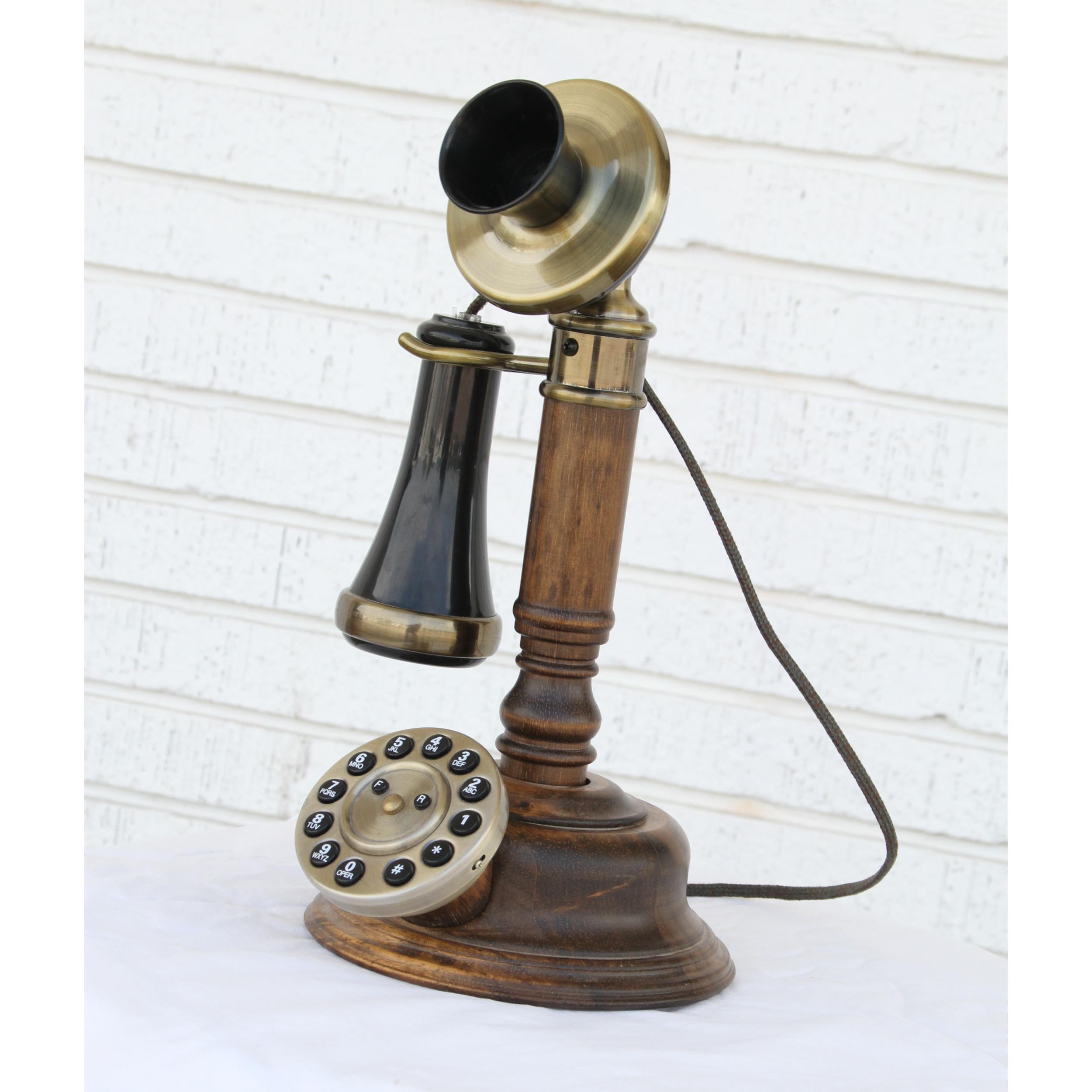 Opis 1921 Kabelholz-Schreibtischphone (Sonstiges) im Angebot