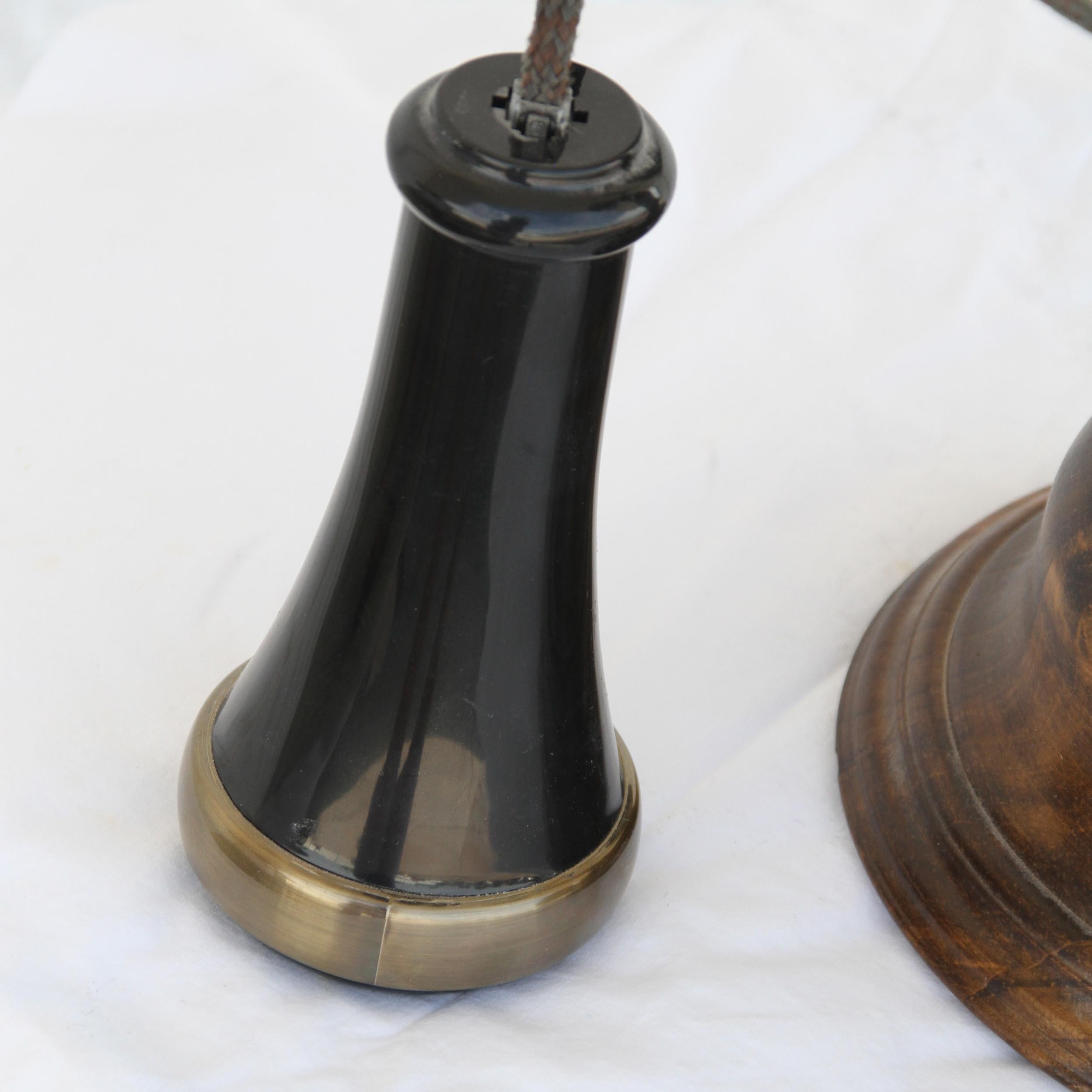 Opis 1921 Kabelholz-Schreibtischphone im Angebot 1