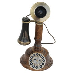 Opis 1921 cable wood desktop phone