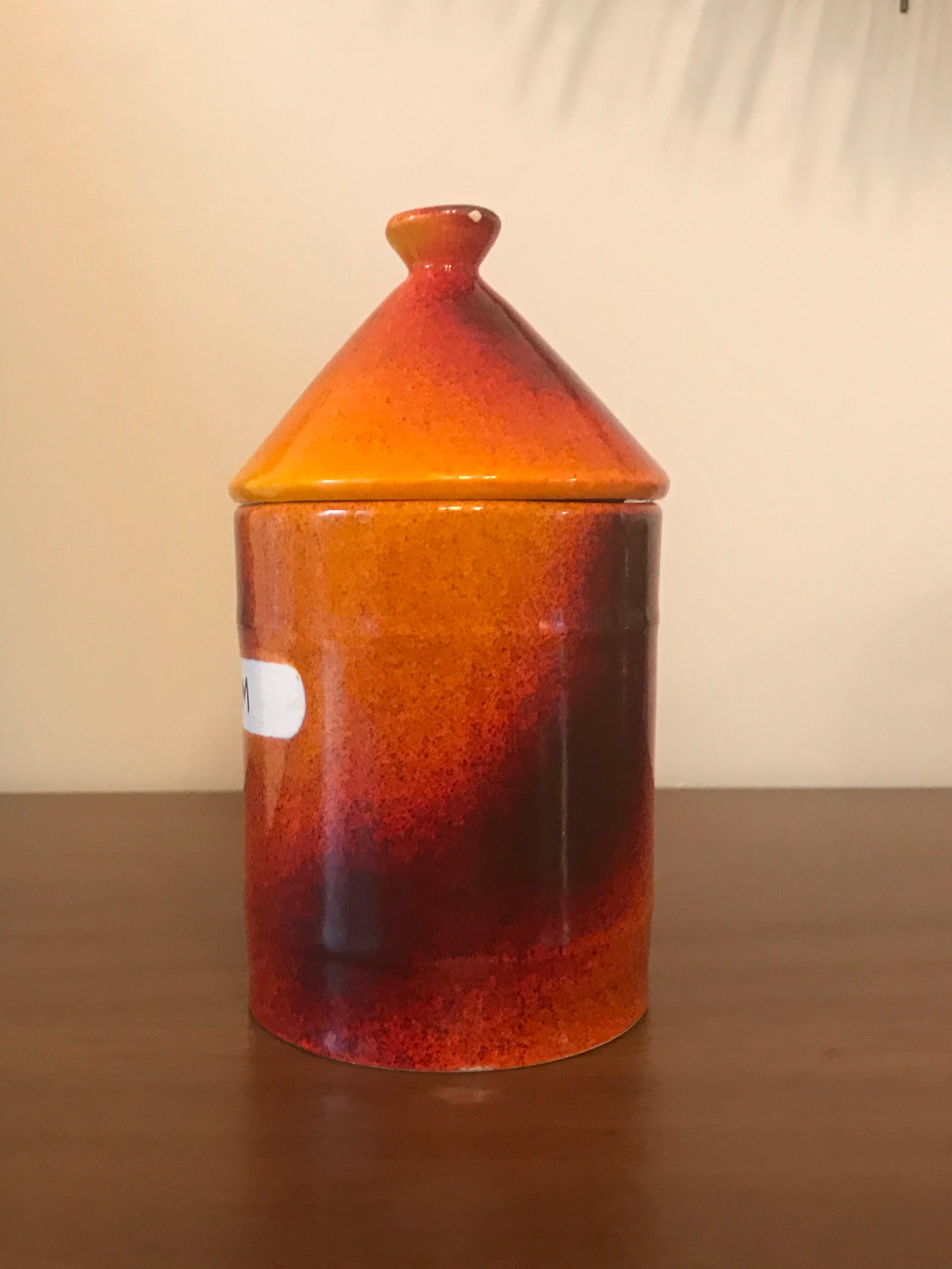 Italian Opium Dope/ Vice Jar by Alvino Bagni for Raymor