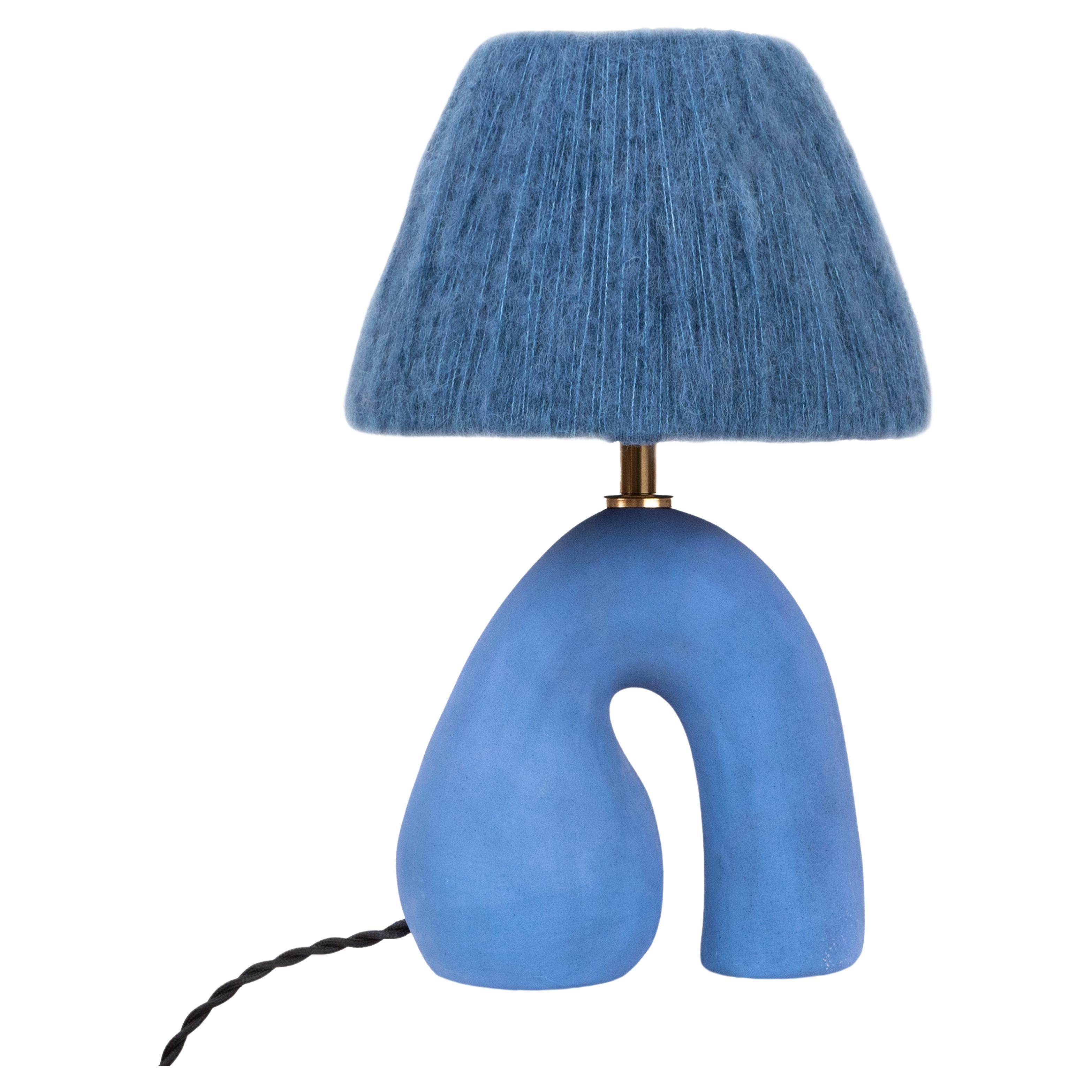 ‘Opposée’ Table Lamp - Blue 'Matte'
