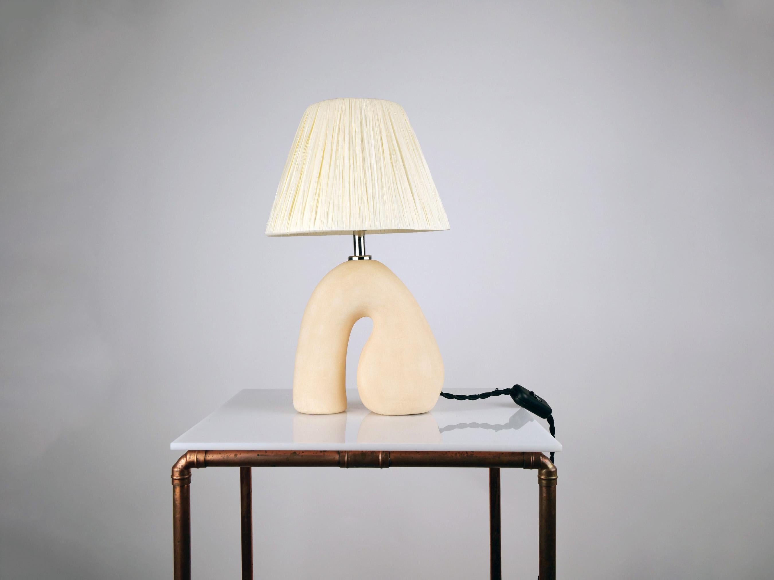 'Opposée' Table Lamp - Californian Cream 'Matte' For Sale 2