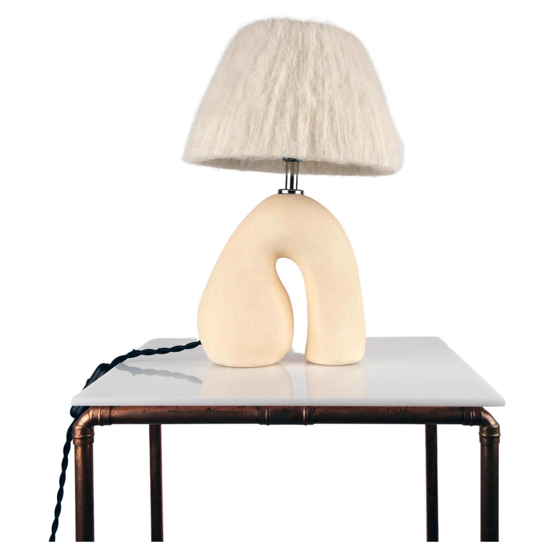 'Opposée' Table Lamp - Californian Cream 'Matte' For Sale