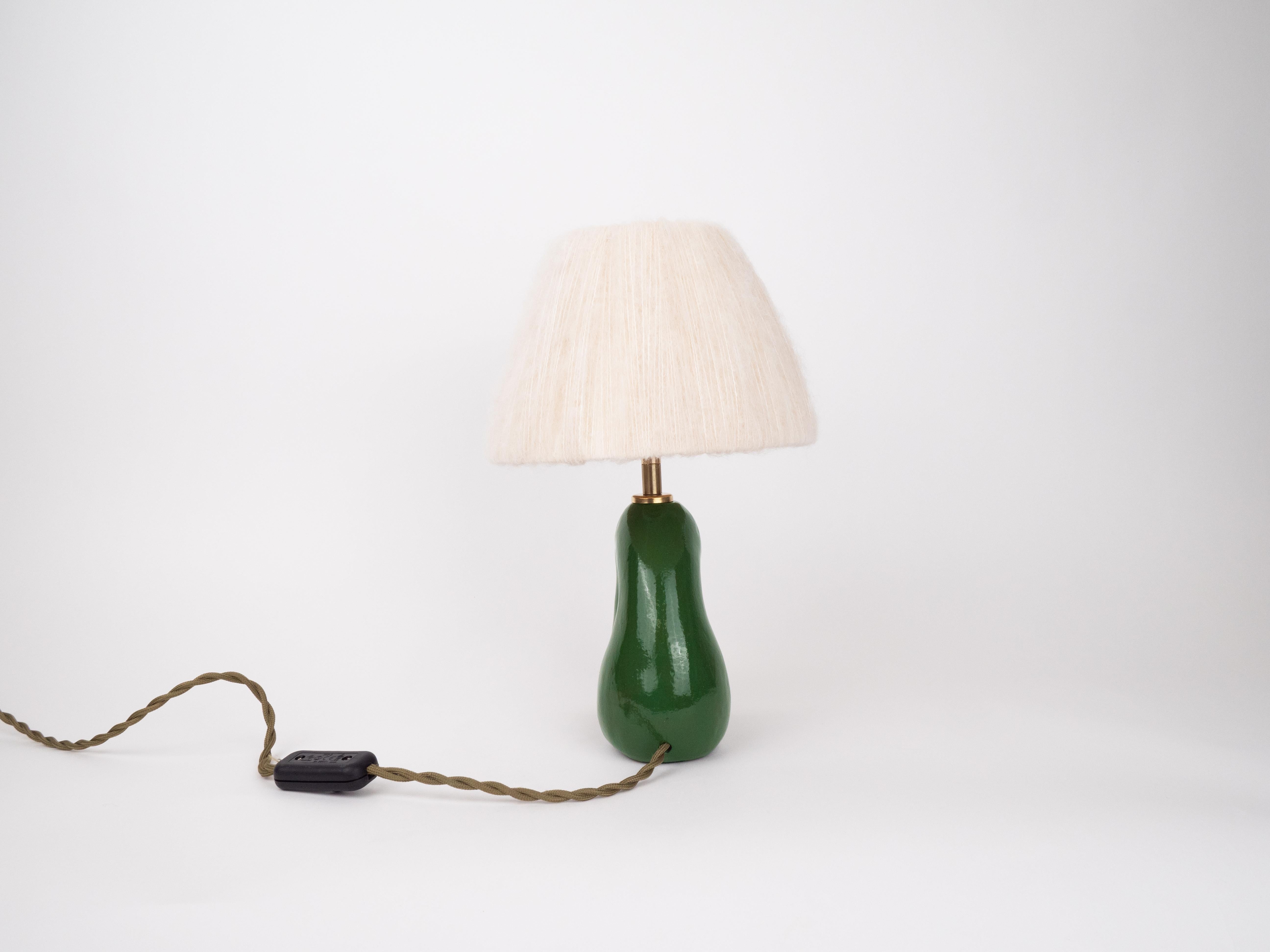 Britannique Lampe à poser 'Opposée' - Vert brillant en vente