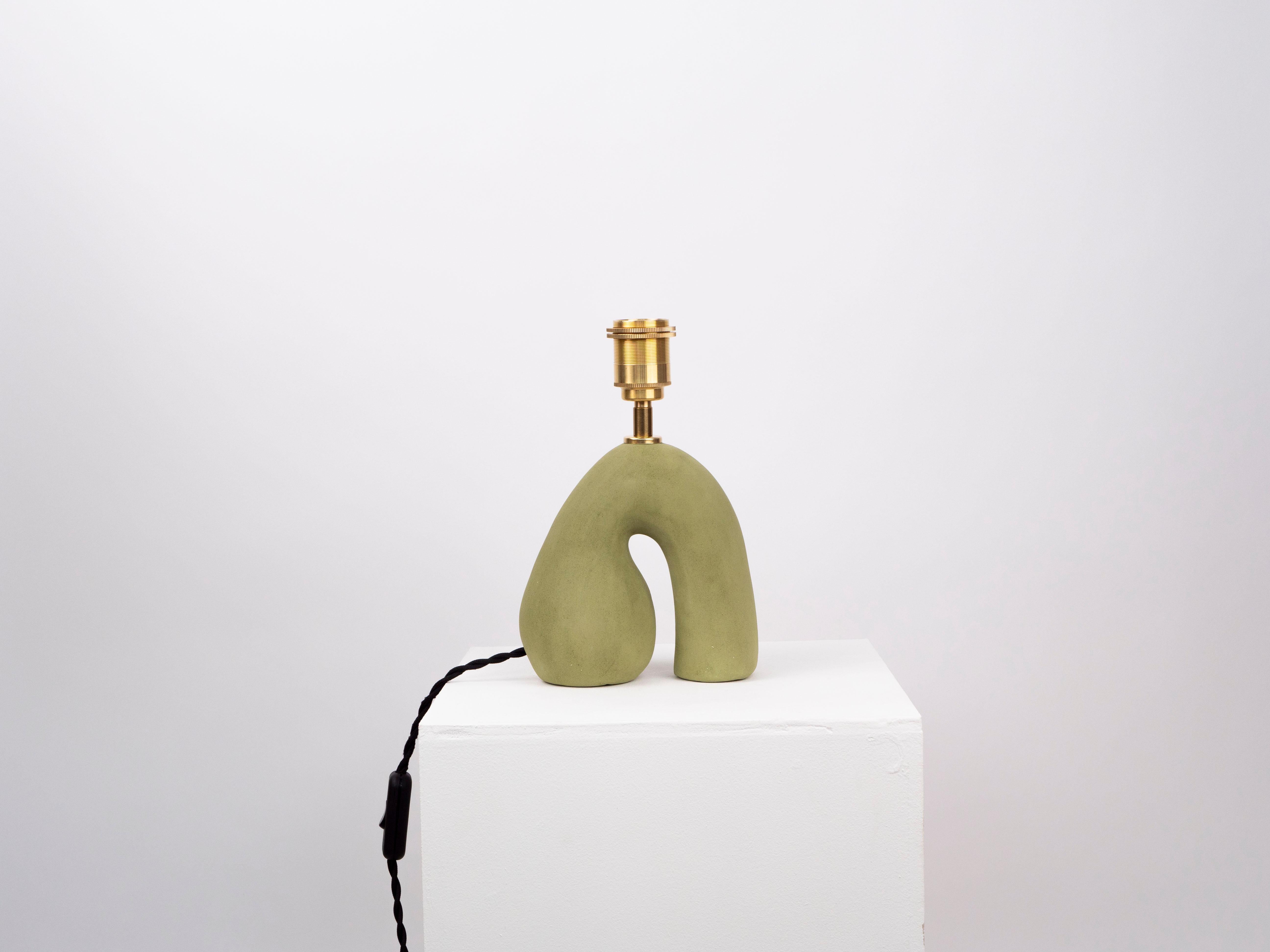 ‘Opposée’ Table Lamp - Green 'Matte' In New Condition For Sale In London, GB