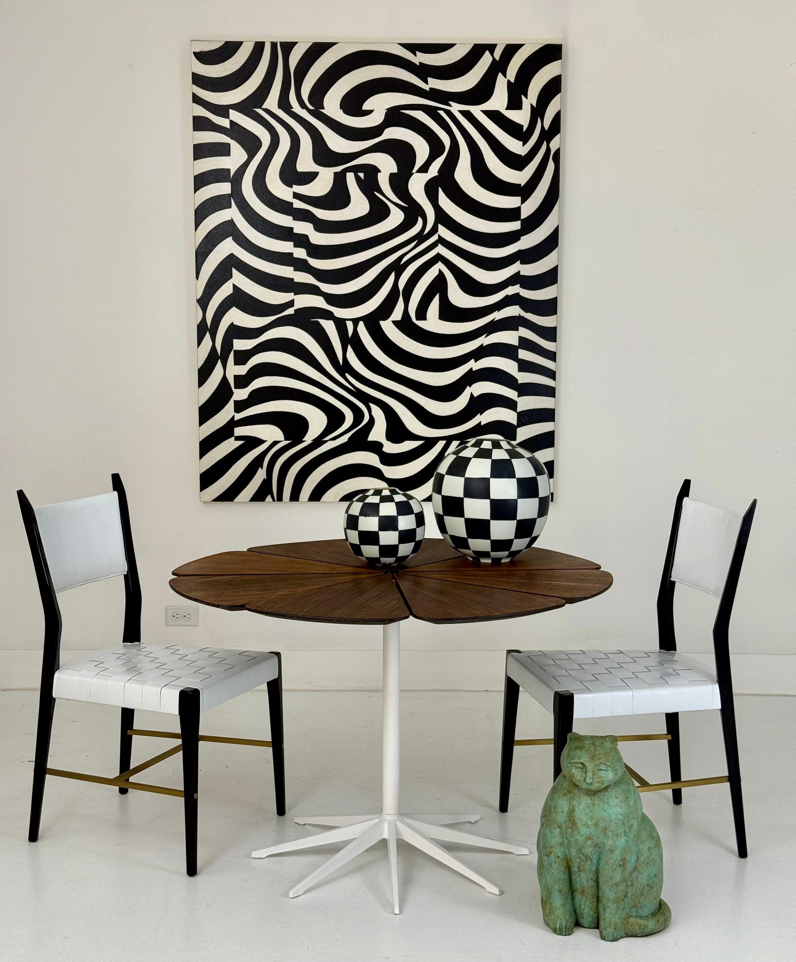 Optik Acryl auf Leinwand von James Massena March, USA, ca. 1980er Jahre im Angebot 15
