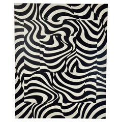 Optik Acryl auf Leinwand von James Massena March, USA, ca. 1980er Jahre
