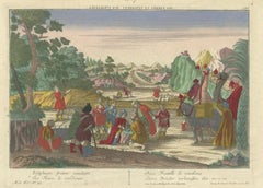 Optica Print of Joseph Sold by His Brothers to Ishmaelites, 1770 -Biblical Scene
