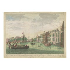 Optica View Amsterdam Halvemaansbrug & St. Anthoniesluis, c.1770