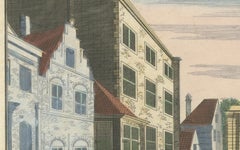 Optica View The Hague Scheveningsebrug & Noordeinde, c.1770