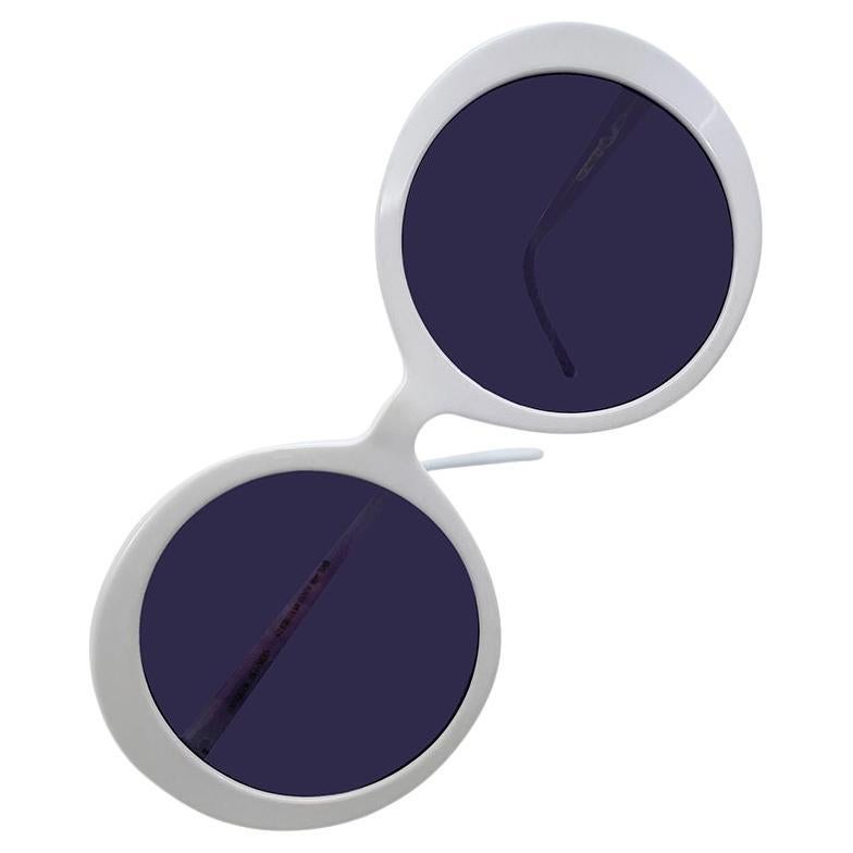 Optical Affairs - Series 6556 - lunettes de soleil blanches - 1992  en vente