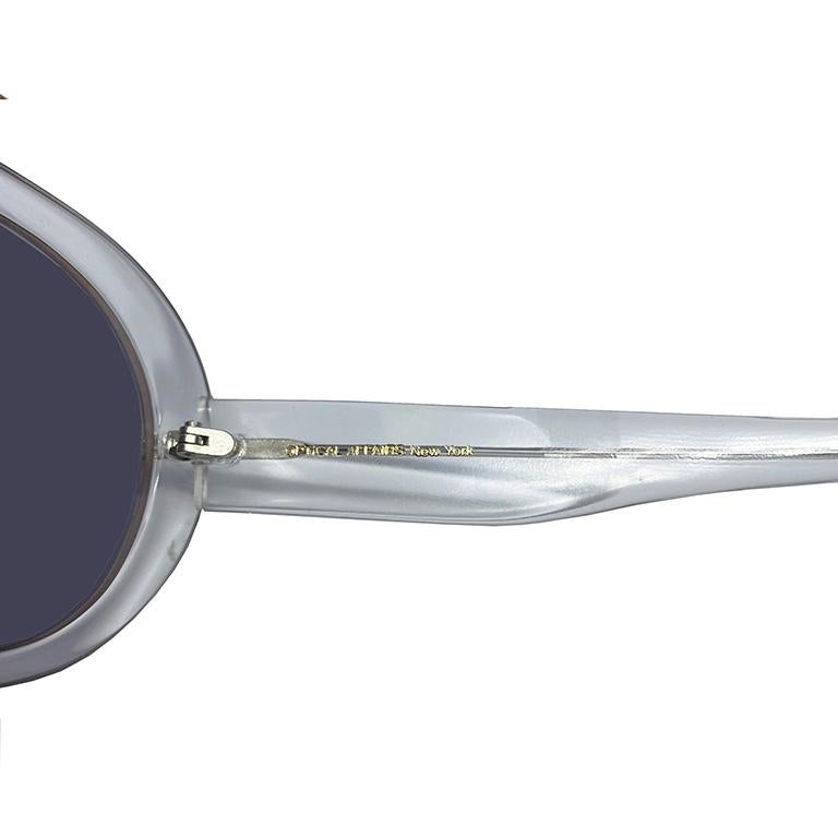 Optical Affairs - Series 6559 - transparent - sunglasses - 1993  For Sale 2