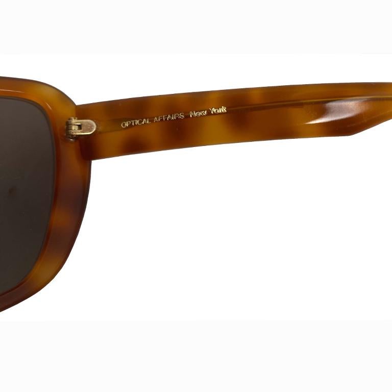 Affaires optiques - Série 6560 - lunettes de soleil ambrées - 1996  en vente 2