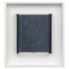 Écran en soie Optical Art Victor Vasarely Venus, 1987, Édition 250