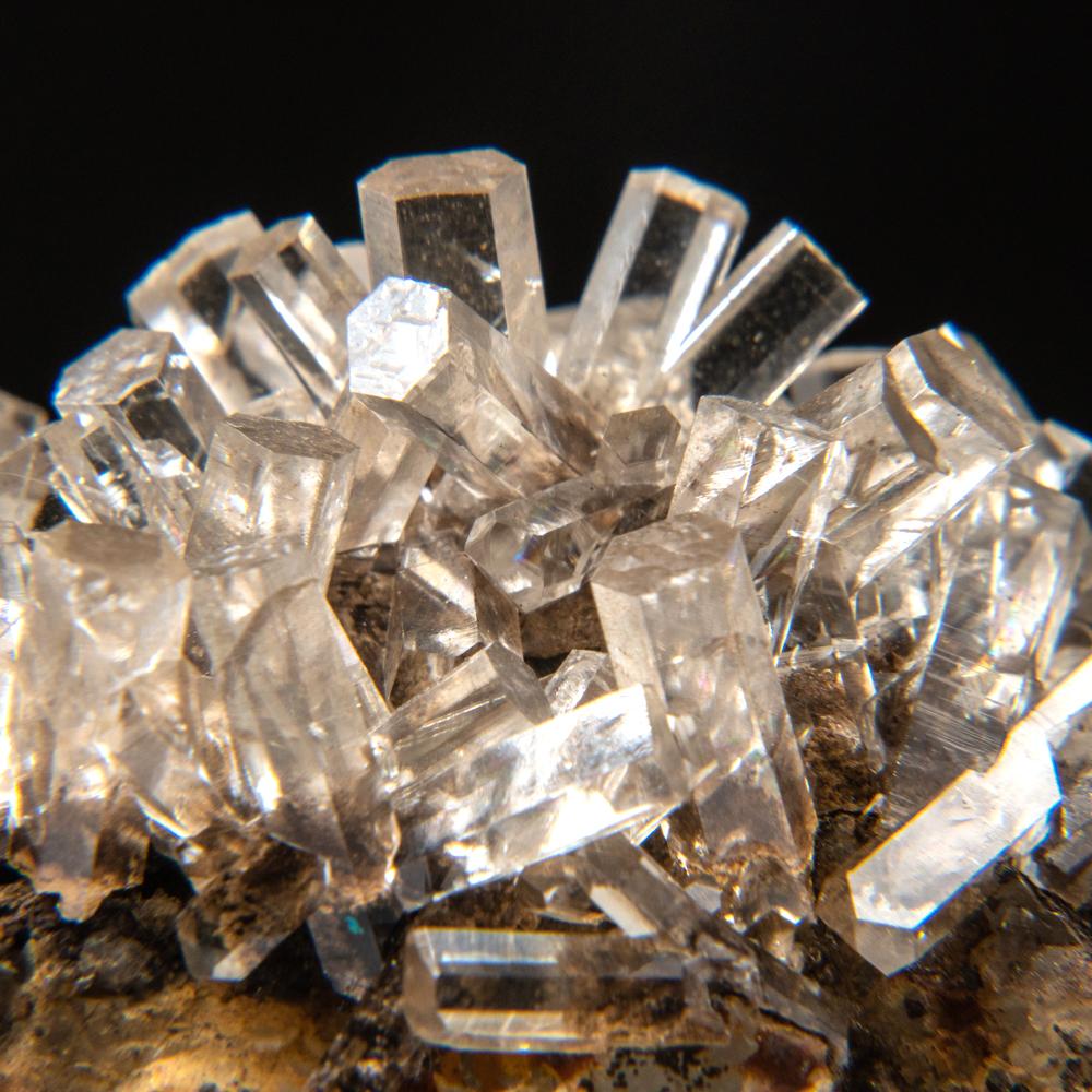 Contemporary Optical Calcite on Matrix from Fujin, China For Sale