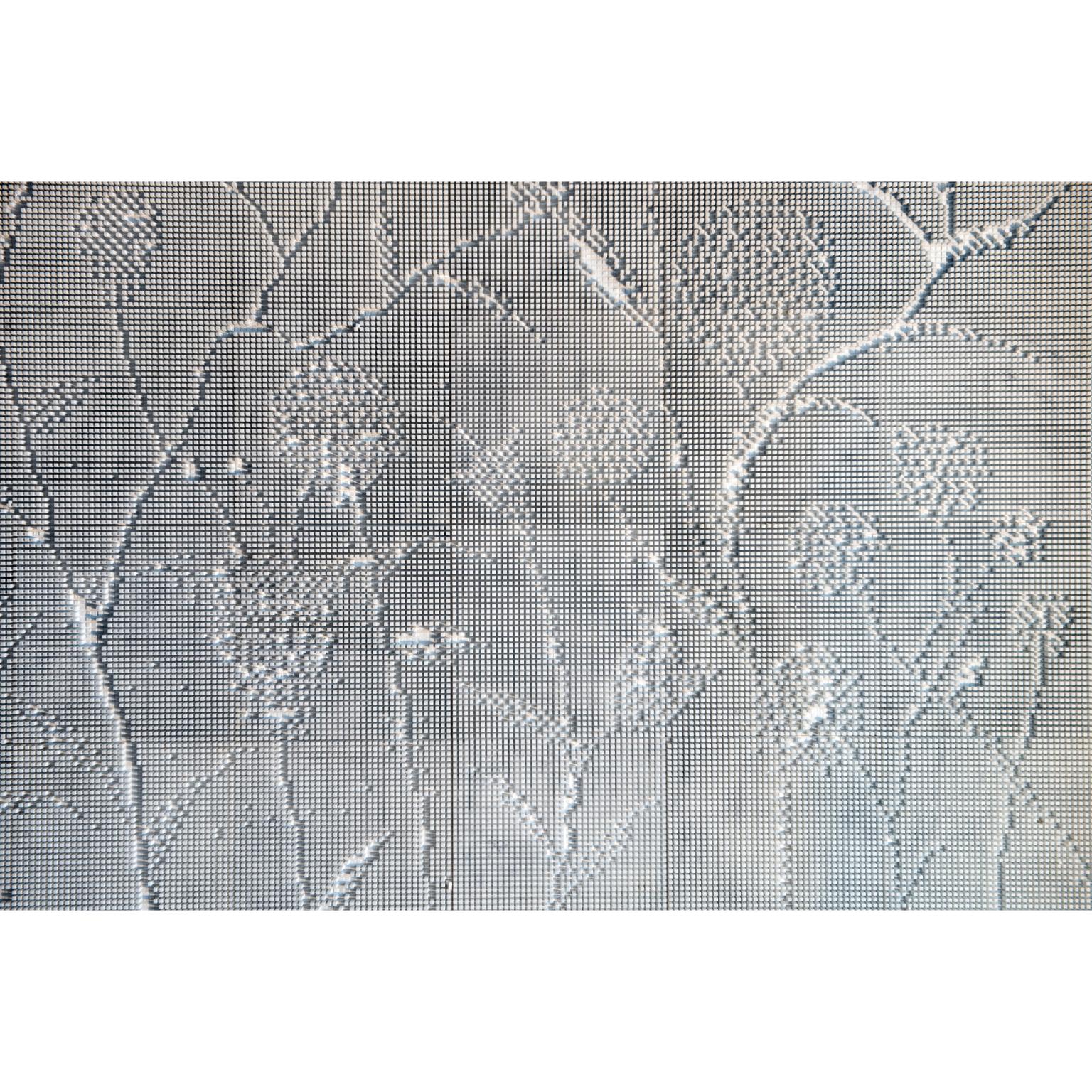 Optical Decorative Wall Panel in White Carrara Marble by Bufalini Marmi
Dimensions: D 250 x W 250 x H 200 cm. 
Materials: Carrara marble.

Available in different size options. Prices may vary. Please contact us. 

Panel composed of tiles measuring