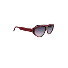 Optical Engeneering Vintage Red Striped Cat Eye Sunglasses 63/15 140mm