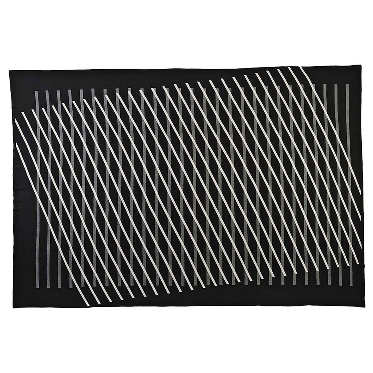 Optical Line Blanket by Roberta Licini