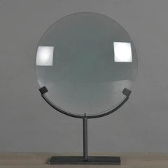 Optical Magnifying Glass with Stand – Precision Glass and Matte Black Metal