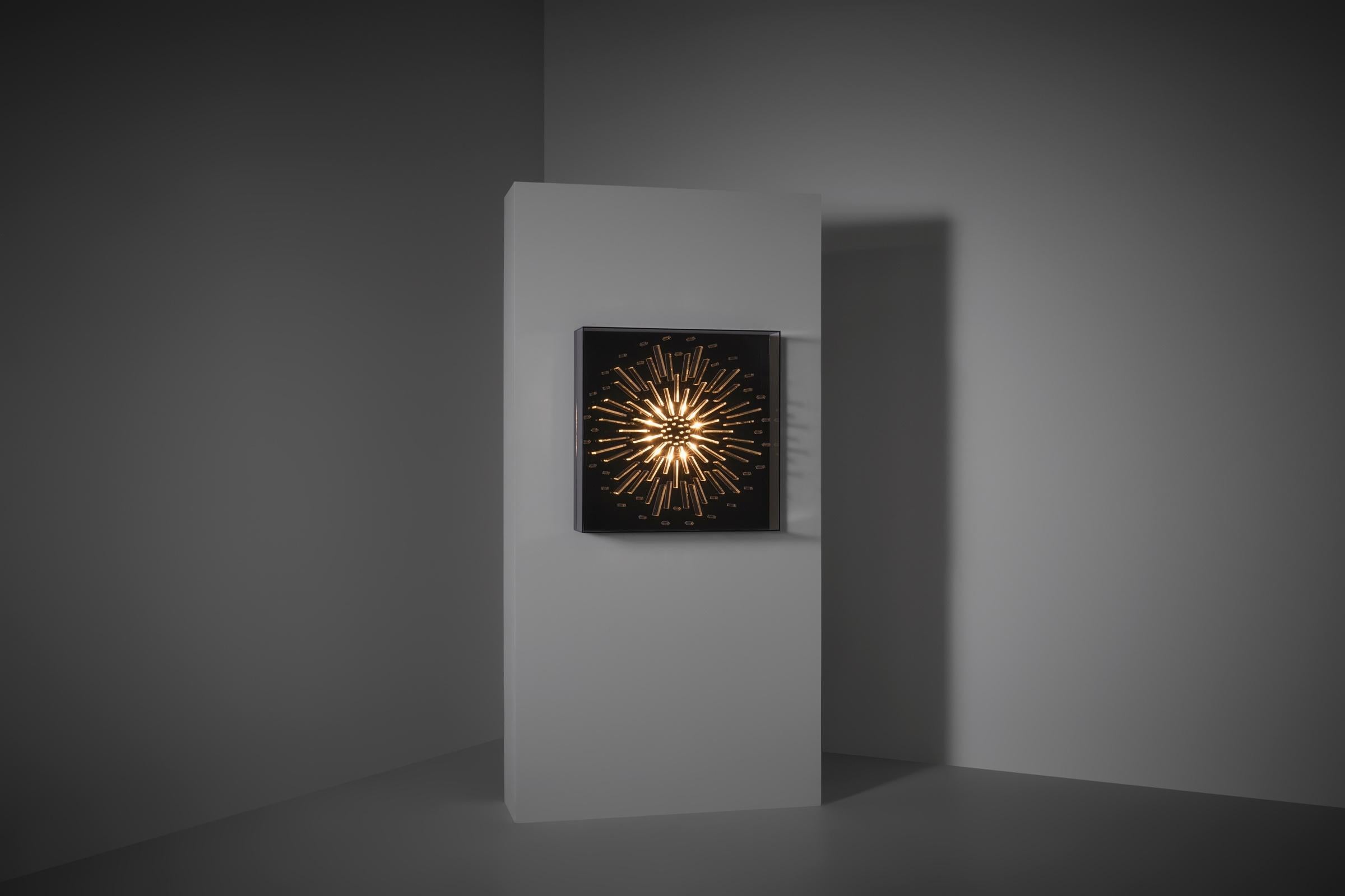 Acrylic Optical Methacrylate light sculpture, France 1970s For Sale