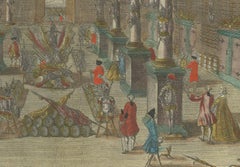 Optical Print of an Arsenal Interior – Upper Hall with Arms Display, c.1760