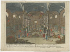 Optical Print of an Arsenal Interior – Upper Hall with Arms Display, c.1760