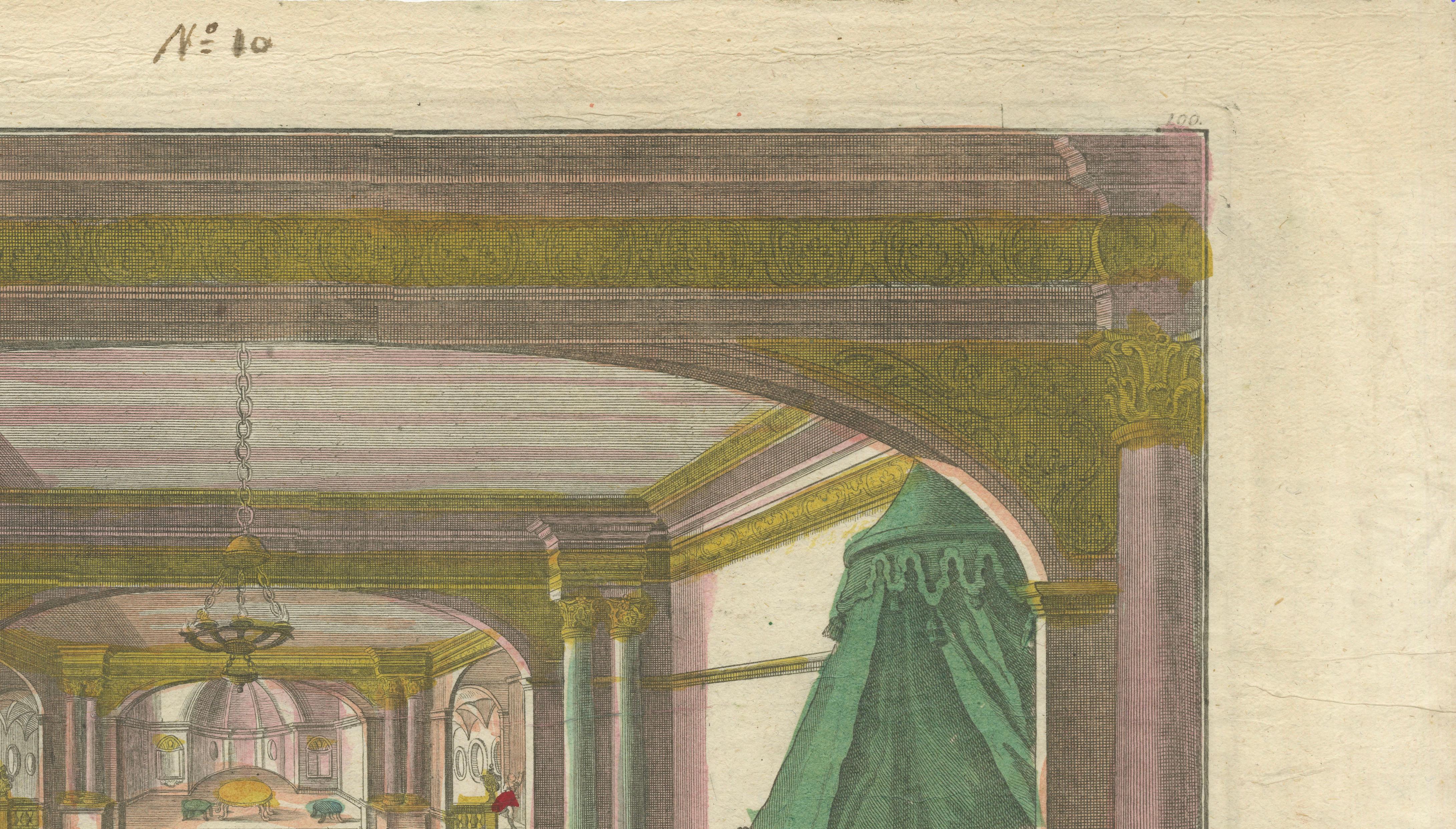 Paper Optical Print of Joseph Tempted by Potiphar’s Wife, 1770 – Dramatic Bible Scene For Sale