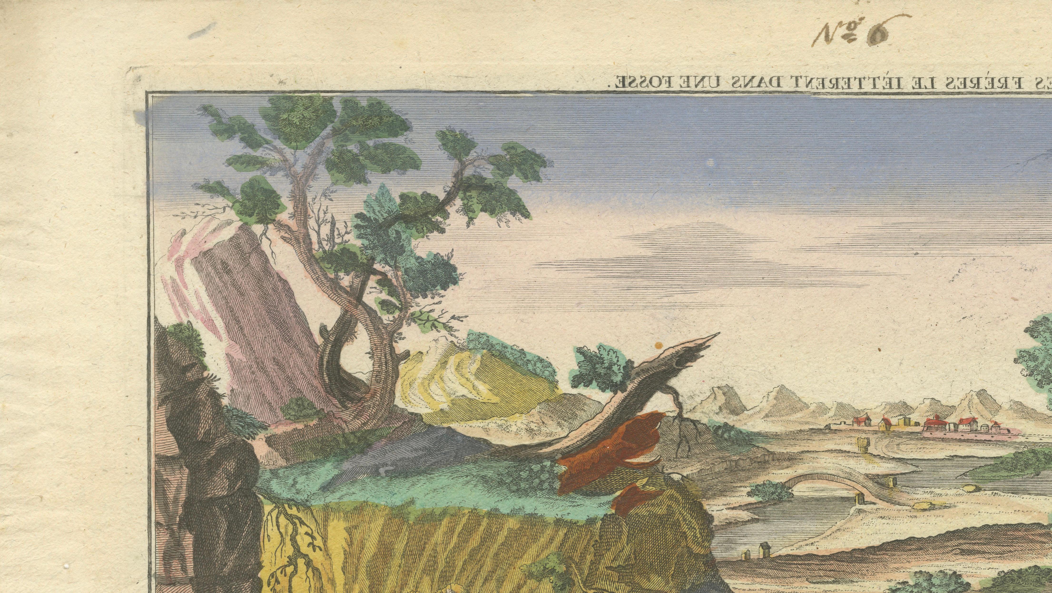 Paper Optical Print of Joseph Thrown into a Pit by His Brothers, 1770 - Biblical Scene For Sale