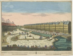 Optical Print of the Imperial Colleges and Warehouses in St. Petersburg, Russia