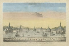 Optical View of the Spanish Royal Retreat, Daumont, Paris circa 1770