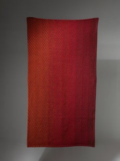 Arazzo in lana optical di Renata Bonfanti. Italia anni '70