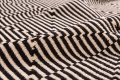 Colgante de Pared Opticals Intersección Lana Tejida a Mano en Blanco y Negro En Stock