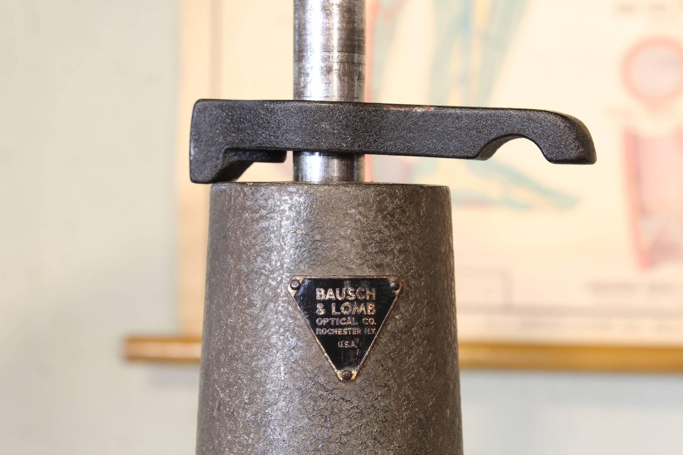 Optician's Stool - Original Bausch & Lomb Medical Adjustable Rolling 3