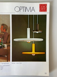 1 off 2 Optima 6 pendant Design by Hans Due for Fog & Morup Dänemark