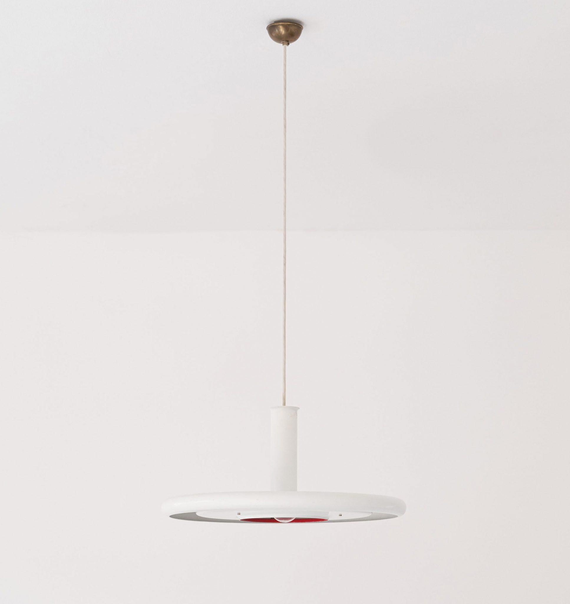 Optima Pendant Lamp by Hans Due for Fog & MØrup In Good Condition In Rome, IT