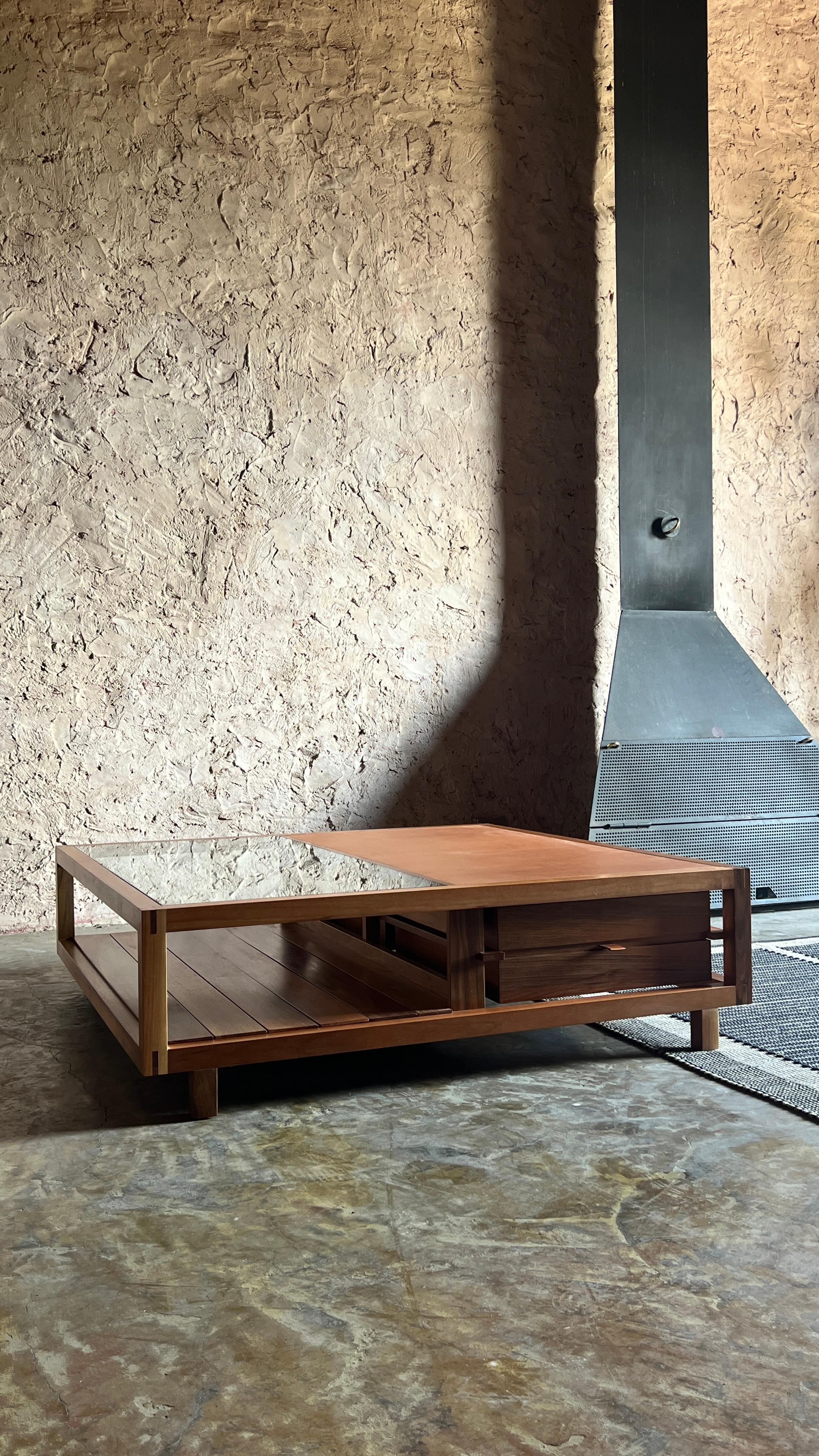 Table basse Optimum conçue par Stephane Lebrun pour Dessie en vente 8