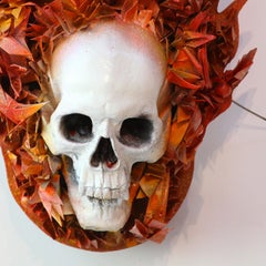 Pop Art Wall Sculpture, "Ghost Rider"