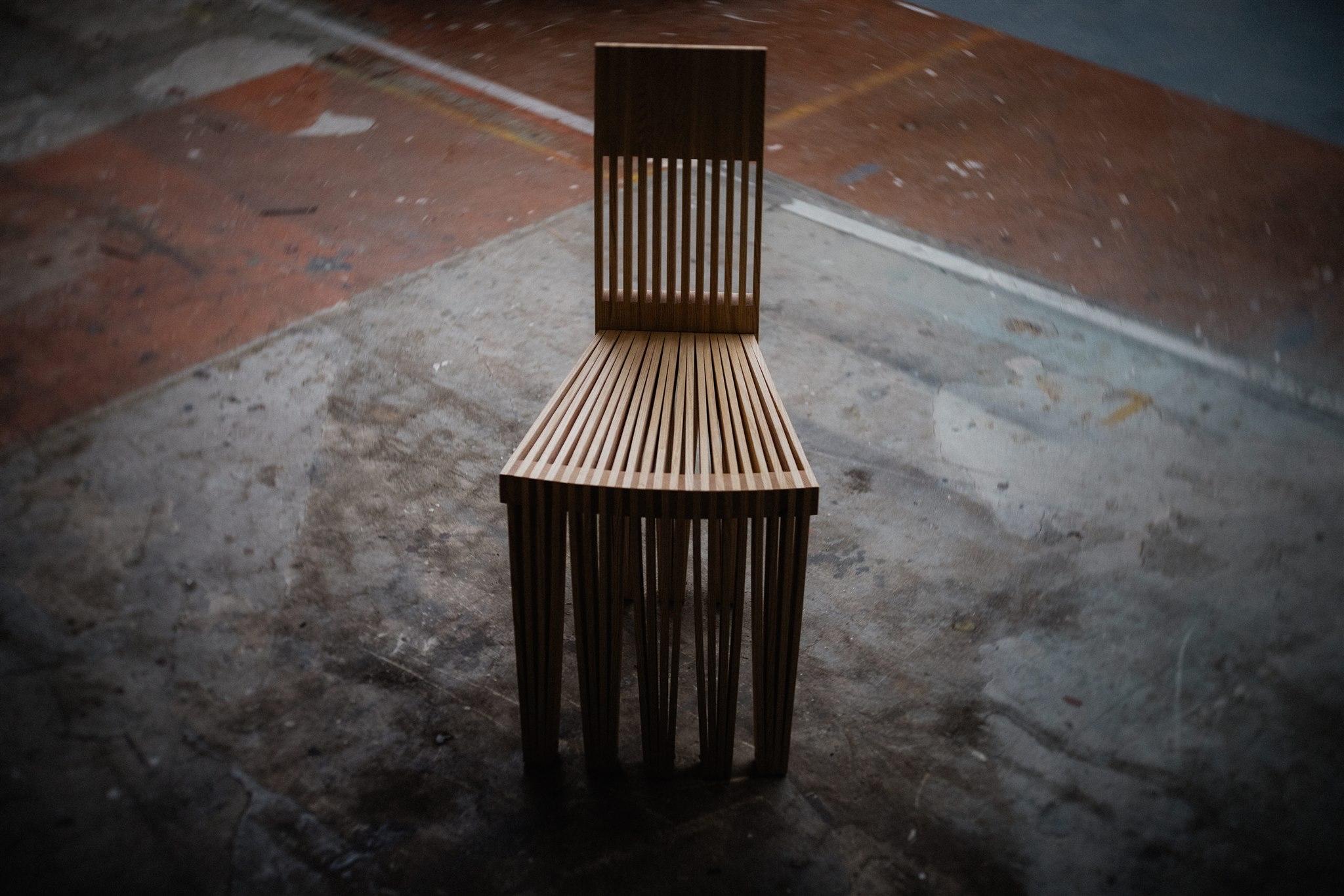 Ash Optique Chair by Albert Potgieter Designs For Sale