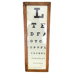 Optometrist Eye Chart Light Box Cabinet PSEG Phone Box