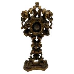 Opulent 18th Century Baroque Reliquary of Blood of Saint St. Francis '15th Cent'