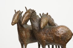 Opulent horse bronze by Wolfgang Binding 2002